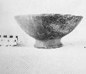 Annular based pottery bowl.