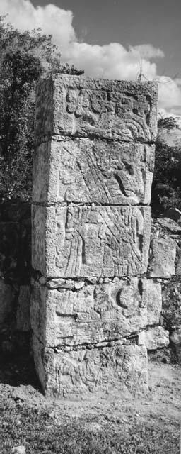 5C15. West side of column at location 10.