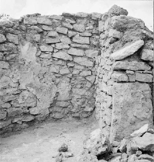 Doorway jamb in temple, Str. Q-126