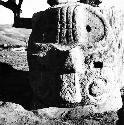 Carved stone tiger or jaguar head