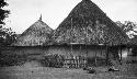 Chief's hut and grave, half grebo, kunebo clan