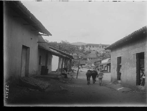 Road and Buildings