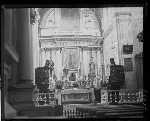 Interior View of church