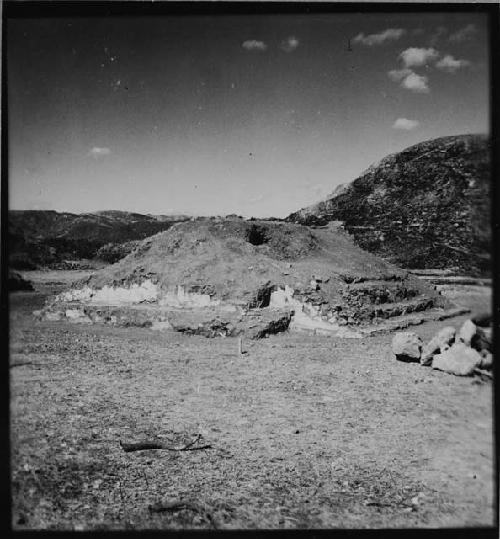 Looking South-West at North and East Sides of Structure as Found after Cleaning