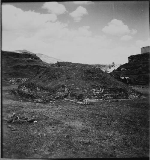 South and West Sides of Structure 11; Cleaned; Looking North East