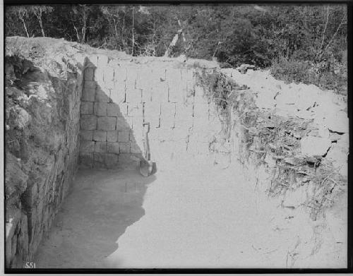 Mound 6 - Northeast room - looking west