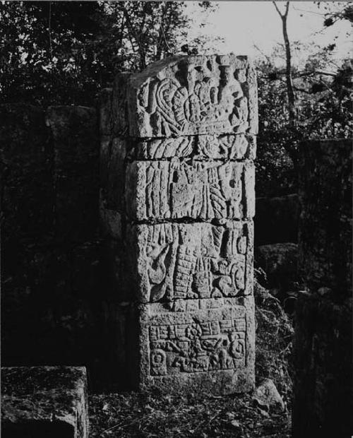 Middle entrance to the Temple of Xtoloc Cenote