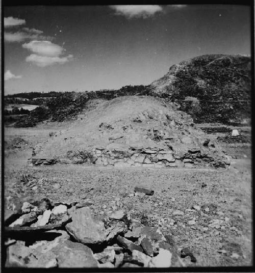 East Side of Structure 12, cleaned; Looking West