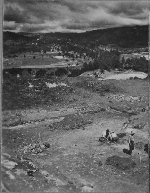 North Side of Ball Court from Top South Side