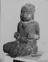 Seated human figure