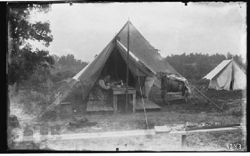 Professor Putnam's tent