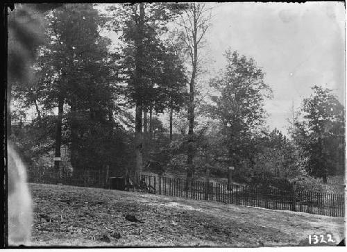 Picnic grounds at Southeastern corner of park