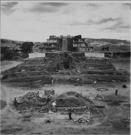 Looking East Across Plaza I at Structure 11