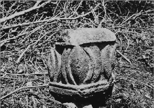 Sculptured corner stone