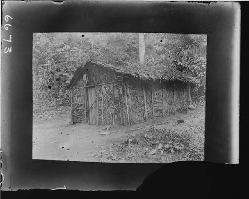 Temporary huts