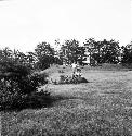 Plain stone altar on W. side of C-III-1, looking N.