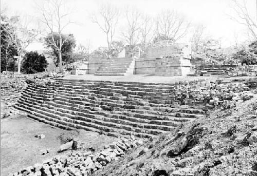 Temple 22, from Mound 20