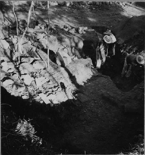 Trench north of Q-79