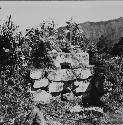 Vent on window in north wall of Structure 7