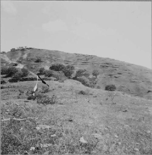 House platforms on slopes of Group H hill