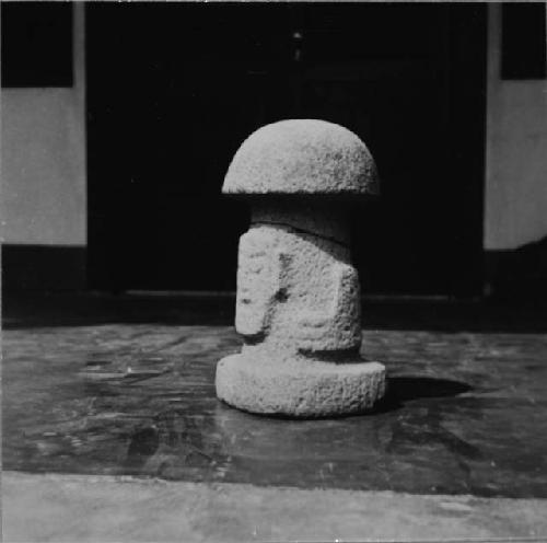 Sculptured stone "mushroom"