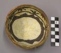 Bowl, polacca polychrome style c. int: curvilinear design; ext: slipped, no desi