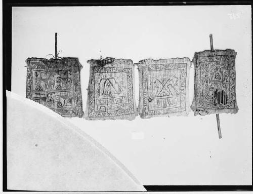 Cloth Tablets displayed on wall