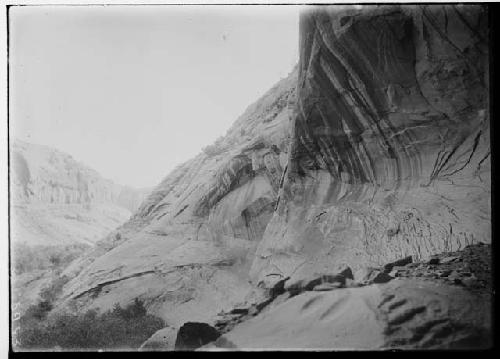 Cave 11 -- Looking down Canyon from Cave