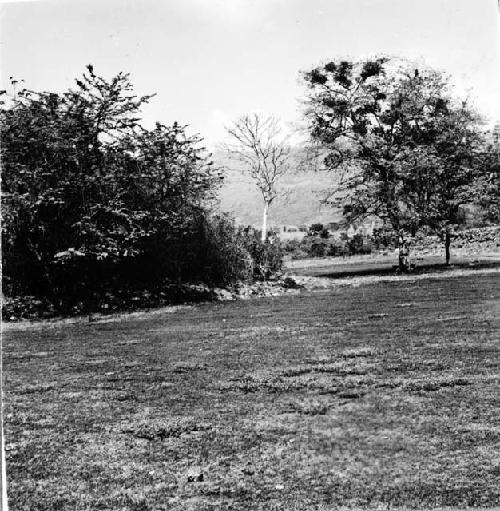 Great Plaza, from about center of west side to east at Mound 4