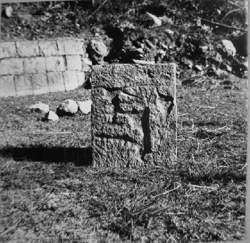 Loose stones found at N.E. portion of Ball court