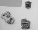 Pottery objects form surface near Pit #1 + 2, Finca Las Charcas