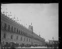 Carriages in front of building