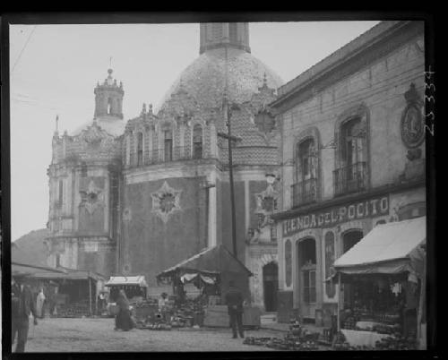 Church in urban setting