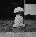 Sculptured stone "mushroom"