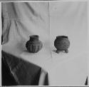 Two pottery vessels. Owner Gustaro Helmrich