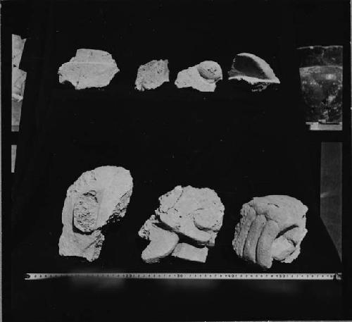 Stucco fragments from Structure Q159