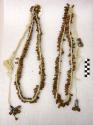 Seed bandoleers or necklaces