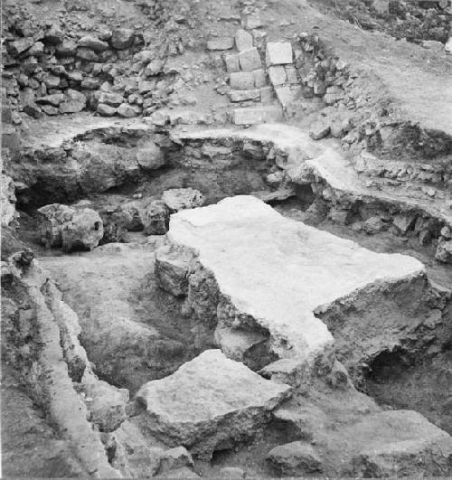 Str. Q-77 - Buried structure between Castillo and Q-77