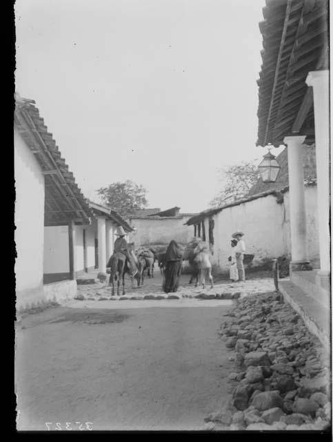 Road and Buildings