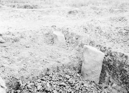 Stone columns - trench 9, stone 1 and 2