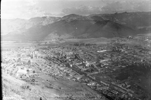 City of Cuzco from above