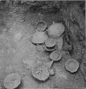 Pottery in situ in bottom of tomb, structure Q-169