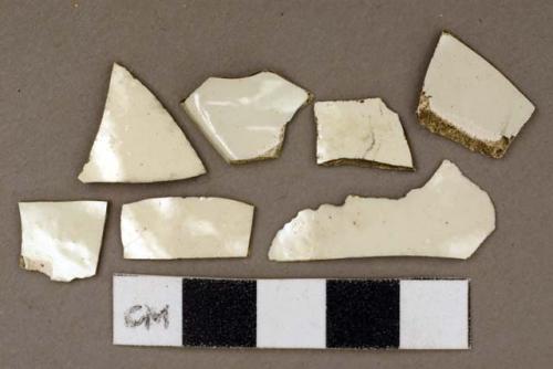 Ceramic, porcelain, sherds, possibly