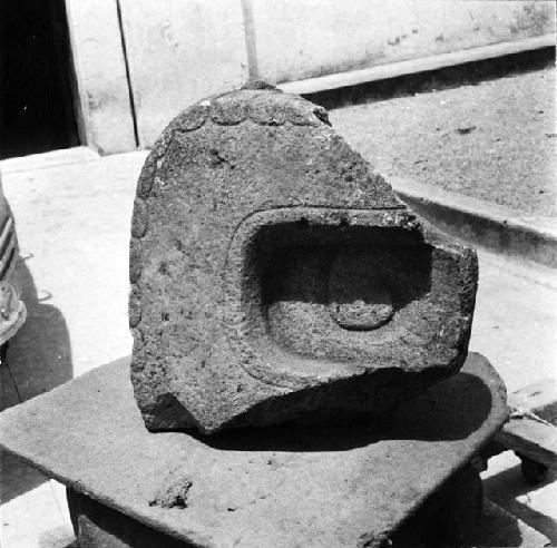 Sculpture fragment, Mound E-III-5; South edge