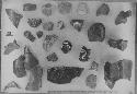 Assorted ceramic fragments