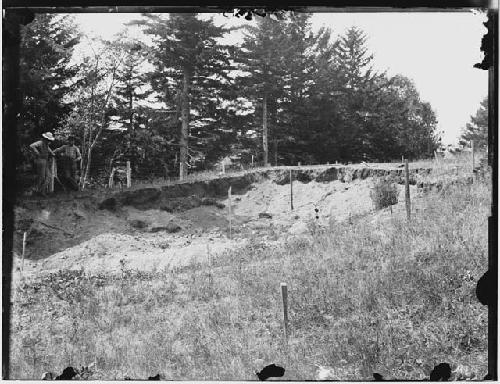 Site of Burial Place Before Peabody Museum Exploration