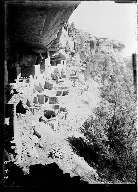 Cliff Palace - View South from Speaker Chief's