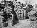 Detail of inset doorway, Str. Q-126  (Round Temple)