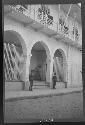 Guards in front of building