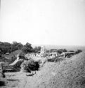 Palace seen from Temple of the Foliated Cross